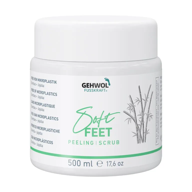 GEHWOL Soft Feet GEHWOL Soft Feet – Peeling do stóp 500 ml – profesjonalny peeling cukrowo-bambusowy do skóry zrogowaciałej