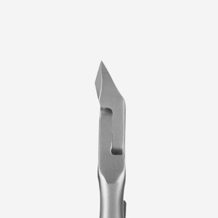 Staleks Cążki Do Skórek 5 mm NS-31-5 Nowość - zbliżenie na ostrze i głowicę cążek, 5 mm half jaw