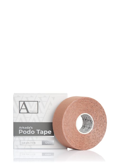 Arkada's Podo Tape Arkada's Podo Tape – taśma podologiczna do tapingu wałów paznokciowych 2,5 cm x 5 m