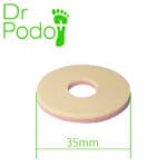 Odciążenia filcowe okrągłe duże DR PODO PODO-2342 – samoprzylepne, 2 mm