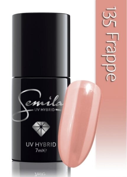 SEMILAC lakier hybrydowy 135 frappe - 7 ml.