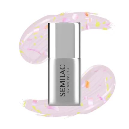 Semilac T26 Top No Wipe Matte Peach Galaxy 7 ml