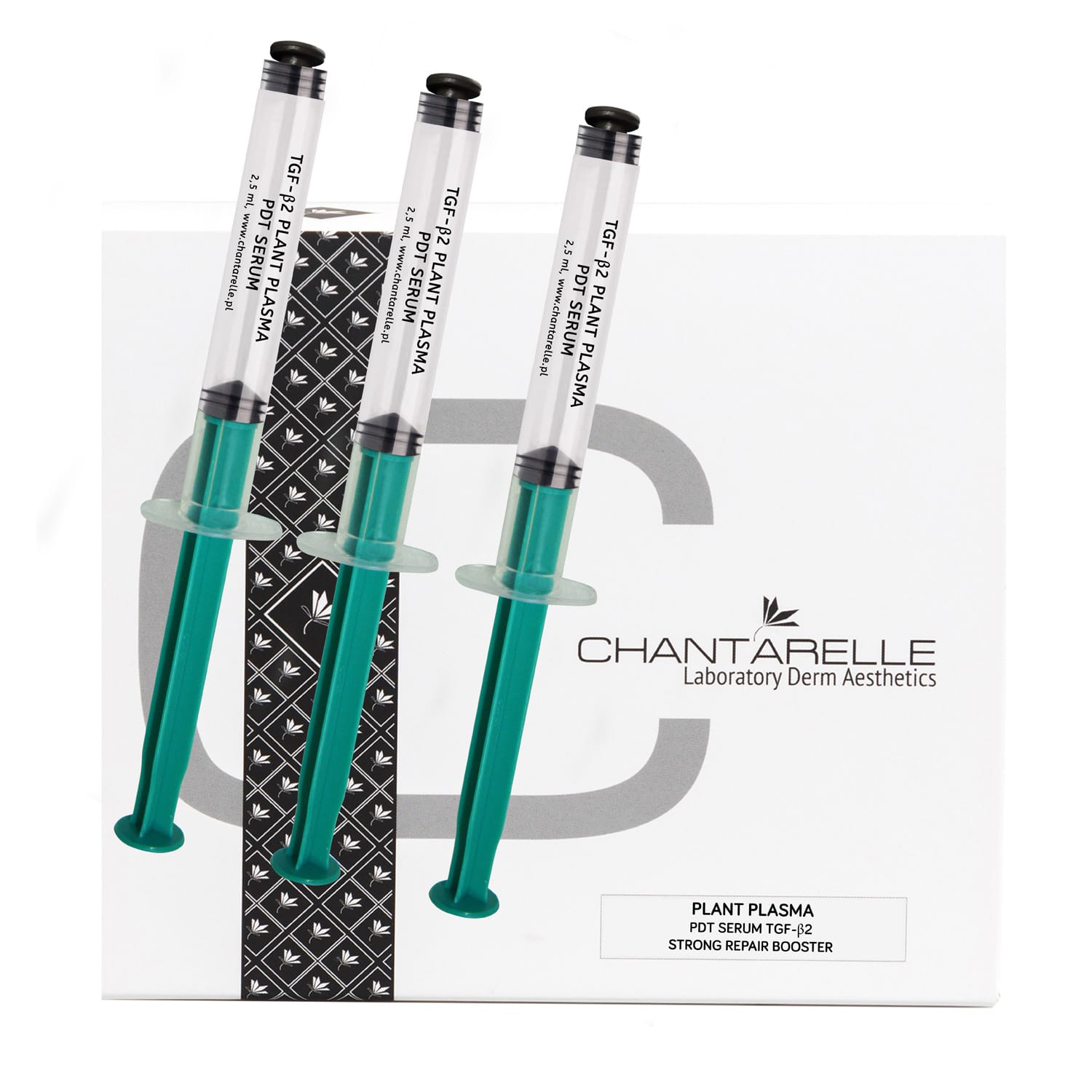 Chantarelle Plant Plasma PDT Serum TGF-β2 Strong Collagen Booster Chantarelle Plant Plasma PDT Serum TGF-β2 Strong Collagen Booster – biostymulujące serum PDT z czynnikiem peptydowym wzrostu