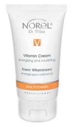 Norel dr Wilsz MultiVitamin Energizująco-odżywczy krem witaminowy 150 ml – biała tuba z pomarańczowym paskiem