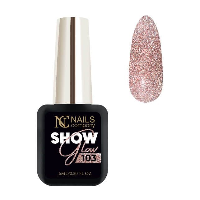 Nails Company Lakier Hybrydowy 103 Show Glow 6 ml Nails Company Lakier Hybrydowy 103 Show Glow 6 ml