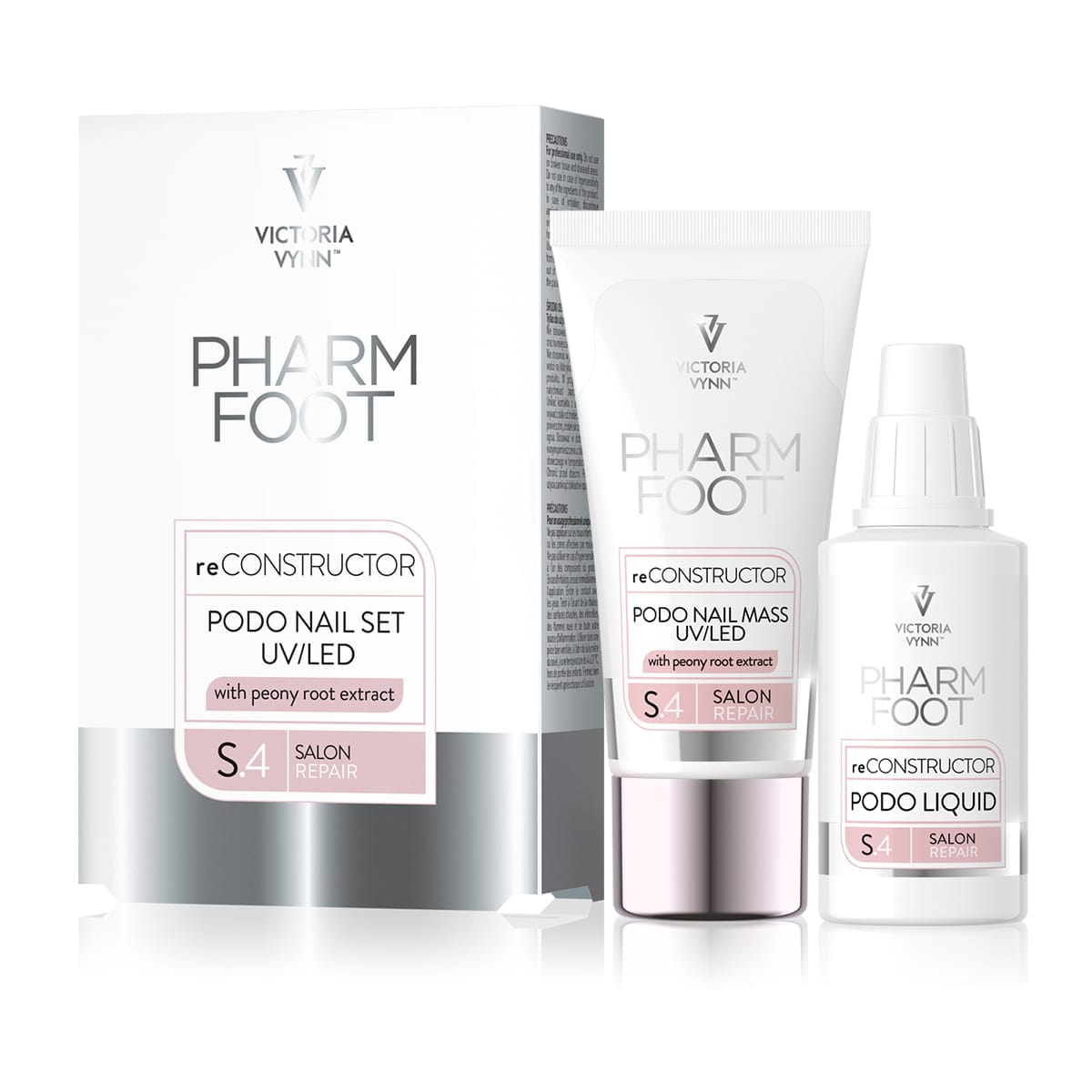 Pharm Foot reCONSTRUCTOR Pharm Foot reCONSTRUCTOR – zestaw do wypełniania ubytków paznokcia 30 g / 27 ml