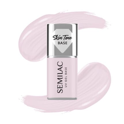 Semilac Cover Base Natural Pink 7 ml. Skin Tone