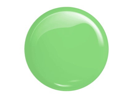 Victoria Vynn Gel Polish 421 Lady Green – swatch pastelowo-zielonej kropli lakieru na białym tle