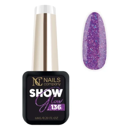 Nails Company Lakier Hybrydowy 136 Show Glow 6 ml