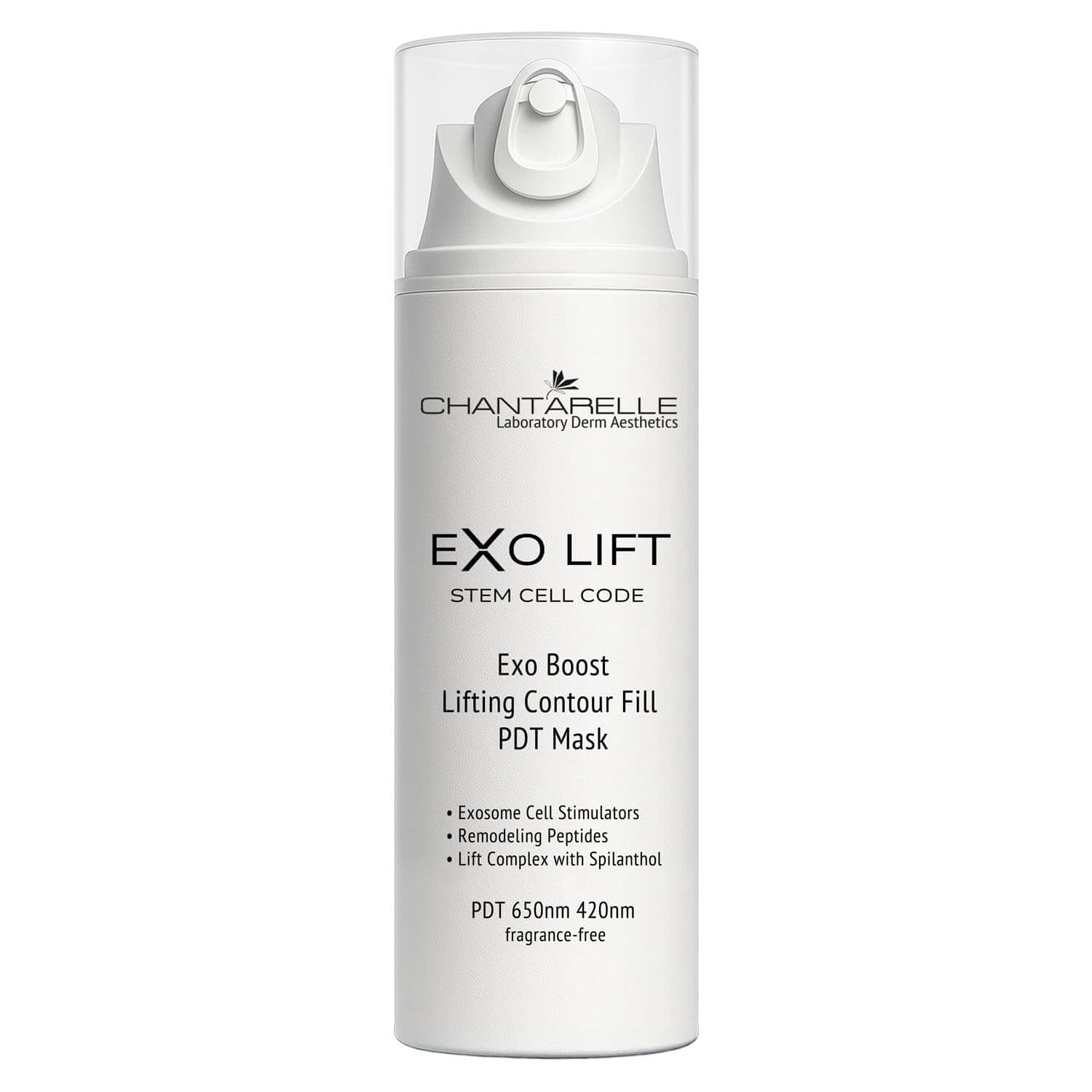 Chantarelle PDT Maska Liftingująca Stymulator Egzosomów EXO Boost 200 Chantarelle PDT Maska Liftingująca Stymulator Egzosomów EXO Boost 200 ml – profesjonalna maska fotodynamiczna liftingująca