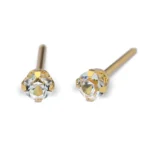 STUDEX KOLCZYKI System75 7511-0104 brylant w pazurkach kolor złoty 3 mm