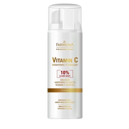 Farmona Professional VITAMIN C krem rozjaśniający 150 ml – pielęgnacja skóry z przebarwieniami i nierównym kolorytem