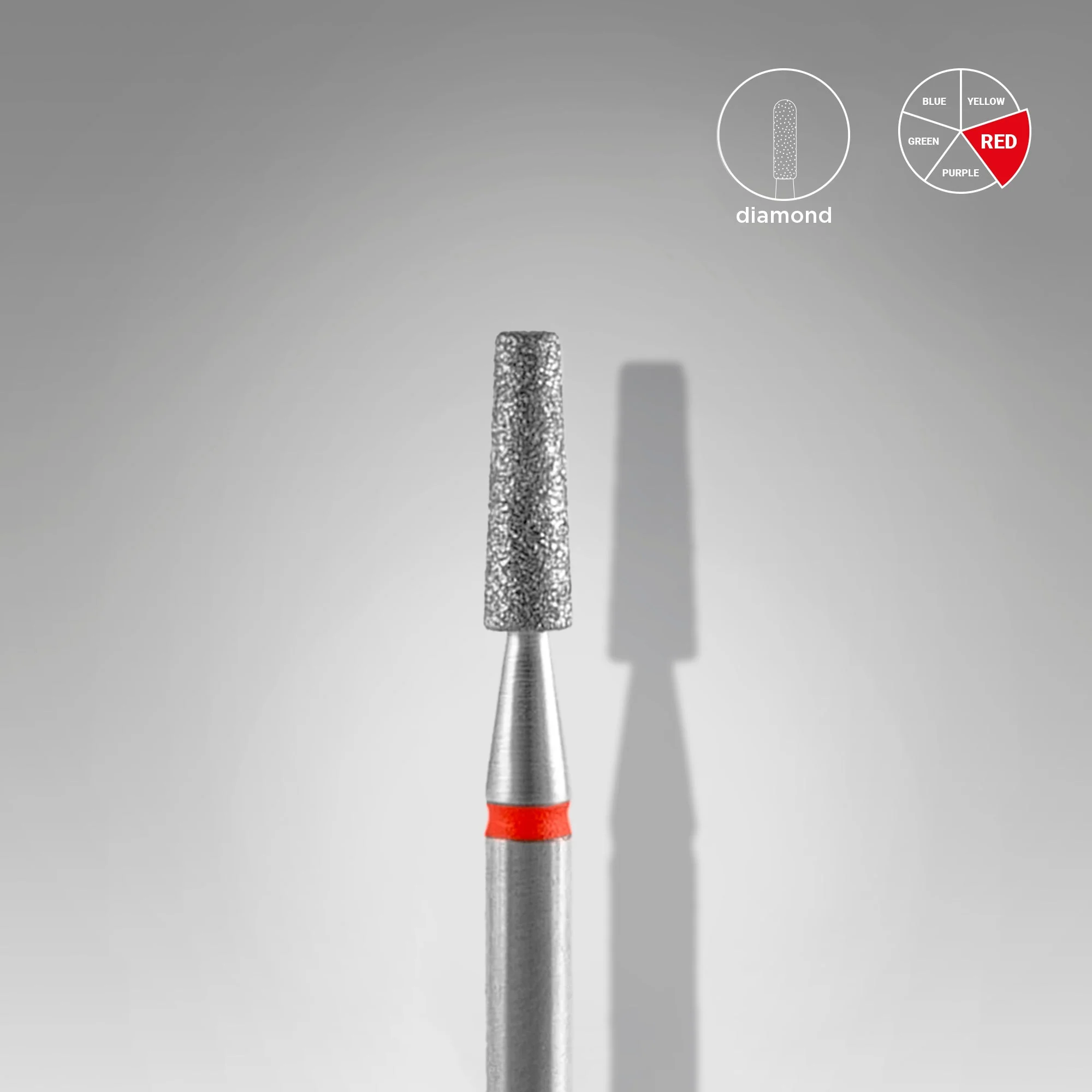 Frez Staleks diamentowy ścięty stożek czerwony EXPERT średnica 2,5 Frez Staleks diamentowy ścięty stożek czerwony EXPERT średnica 2,5 mm FA70R025/8