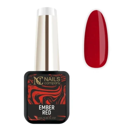 Nails Company Lakier hybrydowy EMBER RED 6 ml
