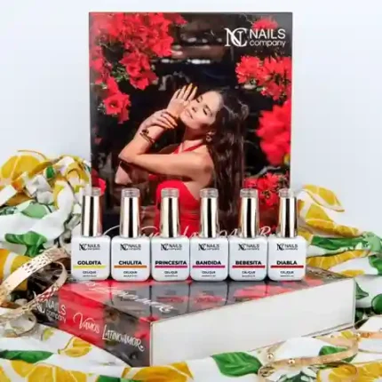 Zestaw lakierów hybrydowych Nails Company VAMOS LATINOAMOR – kolekcja neonowa wiosna/lato