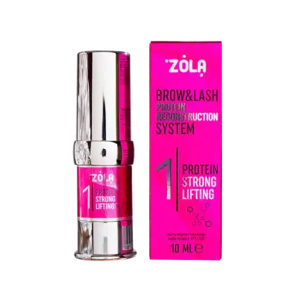 ZOLA Pink 01 Protein Strong Lifting Krok 1 laminacji brwi i rzęs