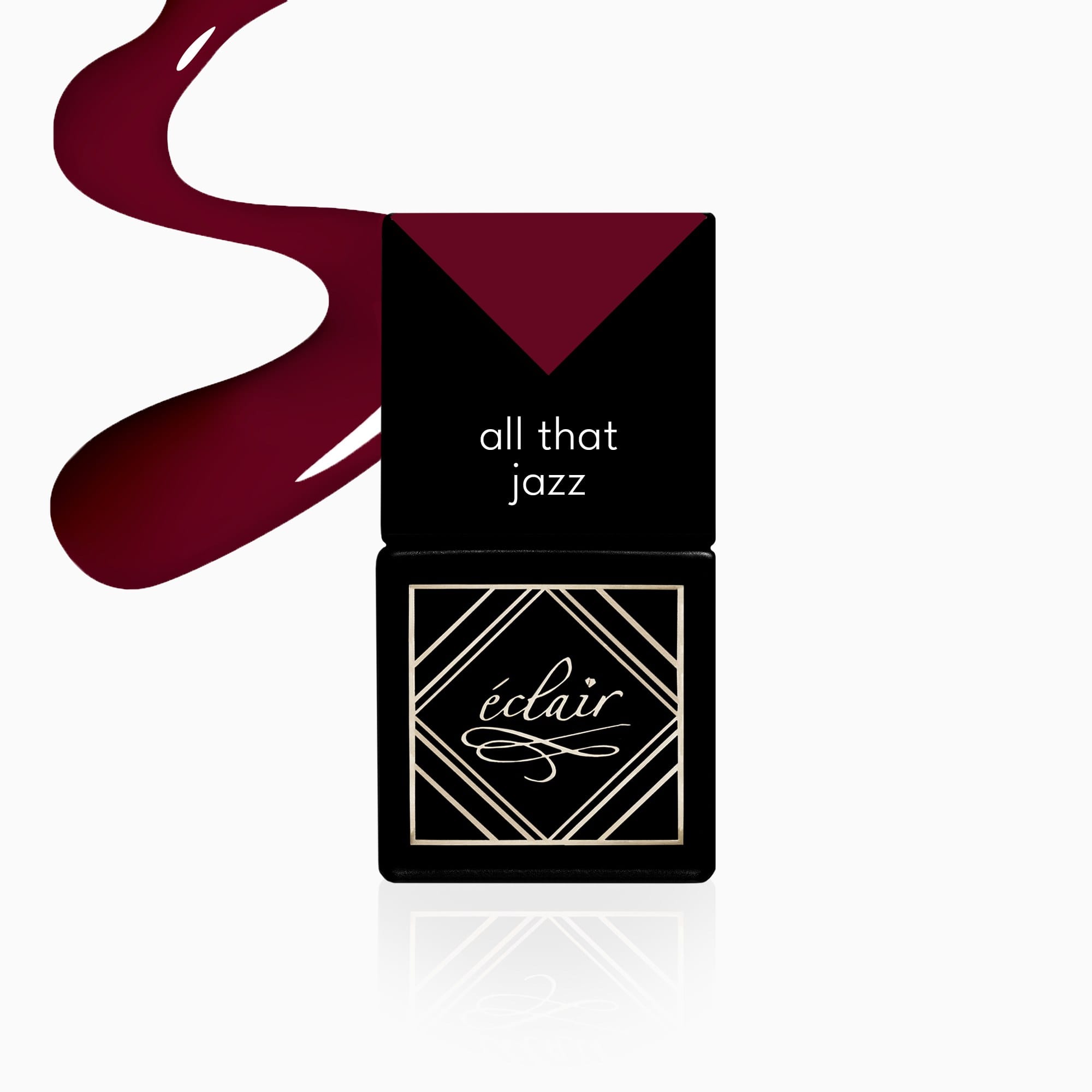 Eclair ALL THAT JAZZ lakier hybrydowy głęboka winna czerwień 7 ml Eclair ALL THAT JAZZ lakier hybrydowy głęboka winna czerwień 7 ml