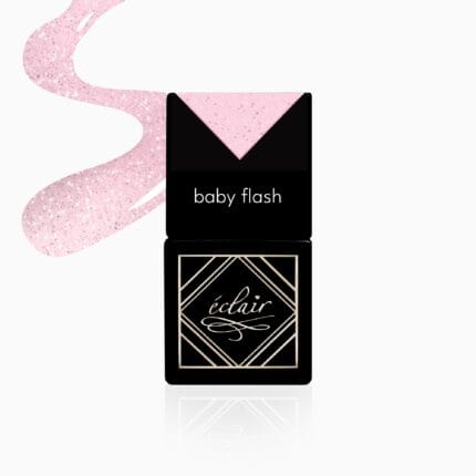 Eclair BABY FLASH lakier hybrydowy pudrowy róż Flash 7 ml