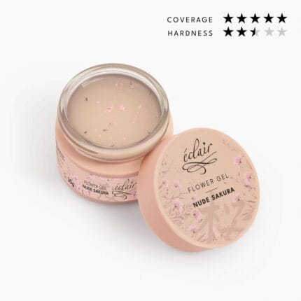 Eclair Flower Gel NUDE SAKURA żel budujący nude z kwiatkami 30 g