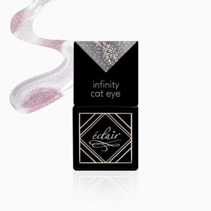 Eclair INFINITY CAT EYE lakier hybrydowy szary z tęczową opalizacją 7 ml