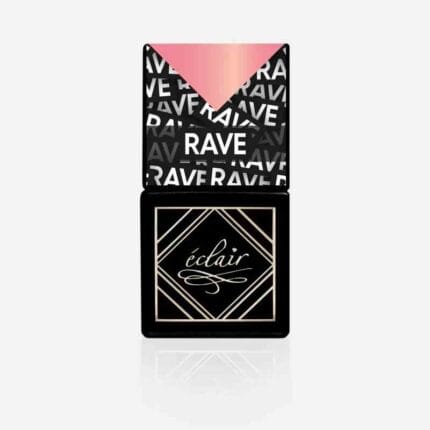 Eclair RAVE lakier hybrydowy różowo-brzoskwiniowy z perłową drobiną 7 ml