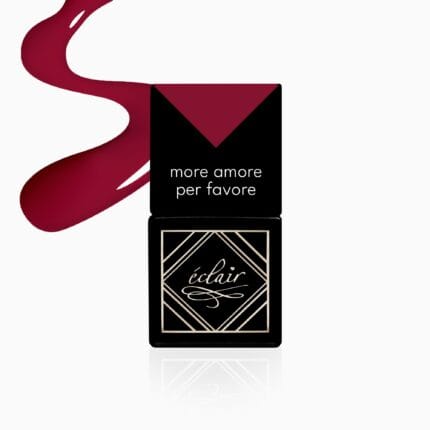 Eclair MORE AMORE PER FAVORE lakier hybrydowy głęboka czerwień 7 ml