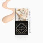 Eclair PASSION lakier hybrydowy beżowy ze złotymi drobinkami 7 ml