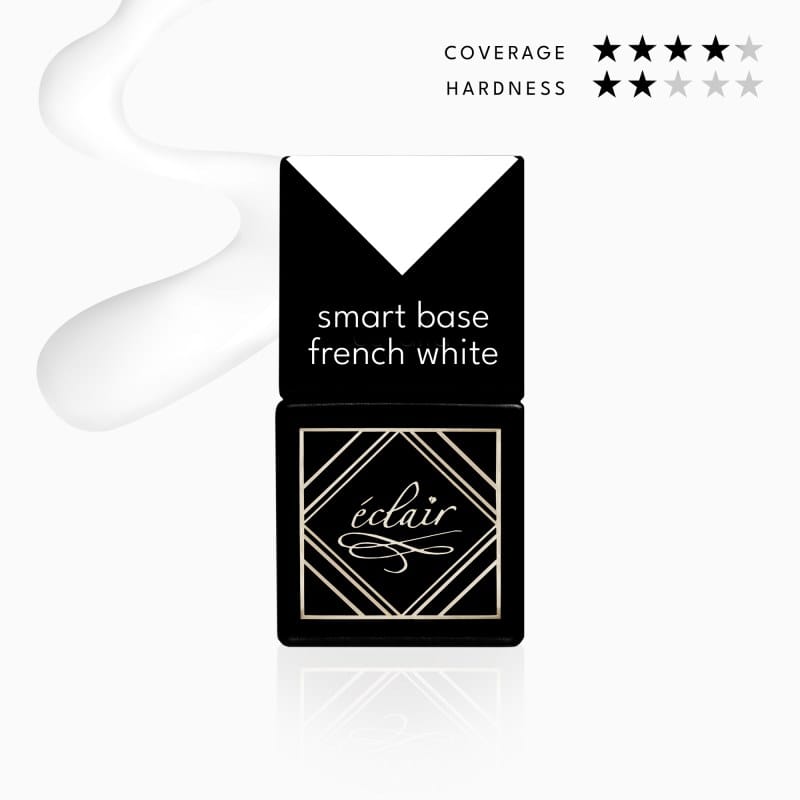 Eclair Smart Base FRENCH WHITE mlecznobiała baza hybrydowa 7 ml Eclair Smart Base FRENCH WHITE mlecznobiała baza hybrydowa 7 ml