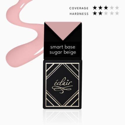 Eclair Smart Base SUGAR BEIGE baza hybrydowa ciepły nude 14 ml