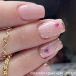 Eclair Smart Base SUGAR BEIGE baza hybrydowa ciepły nude 14 ml – efekt / zastosowanie