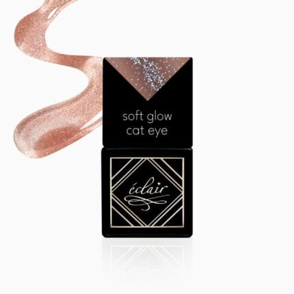 Eclair SOFT GLOW CAT EYE lakier hybrydowy miedziany holograficzny 7 ml
