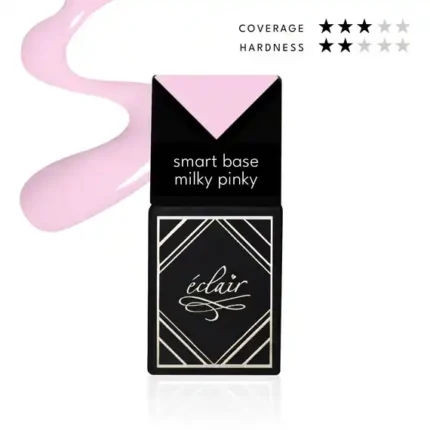 Eclair Smart Base MILKY PINKY mleczno-różowa baza hybrydowa 14 ml