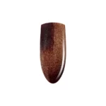 Eclair ESPRESSO CAT EYE lakier hybrydowy brązowy 7 ml – kolor na paznokciach
