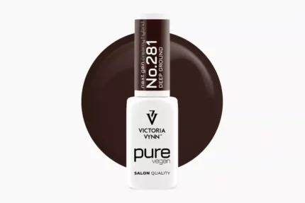 Victoria Vynn PURE VEGAN 281 Deep Ground - ciemnobrązowy lakier hybrydowy 8 ml
