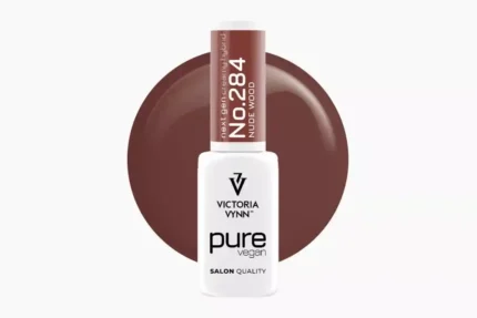 Victoria Vynn PURE VEGAN 284 Nude Wood - karmelowy brązowy lakier hybrydowy 8 ml