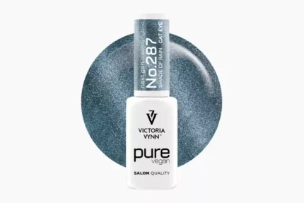 Victoria Vynn PURE VEGAN 287 Shade of Rain Cat Eye - niebiesko-szary lakier hybrydowy 8 ml
